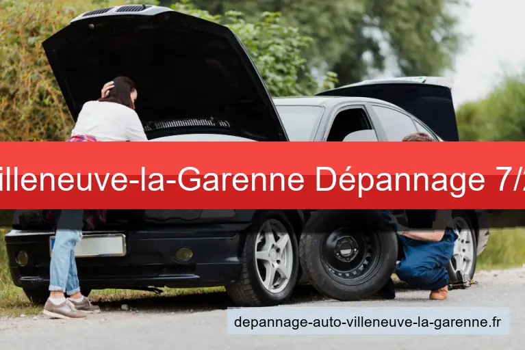 Dépannage et remorquage à Villeneuve-la-Garenne